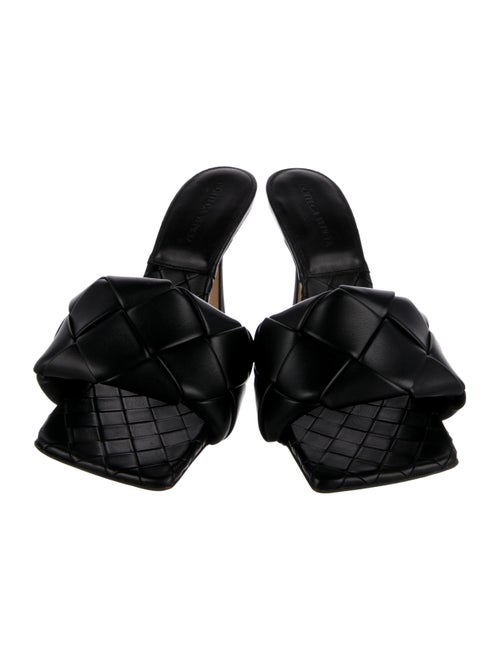 Bottega Veneta Intrecciato Weave Leather Slides