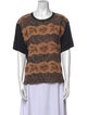 Bottega Veneta Paisley Print Crew Neck T-Shirt