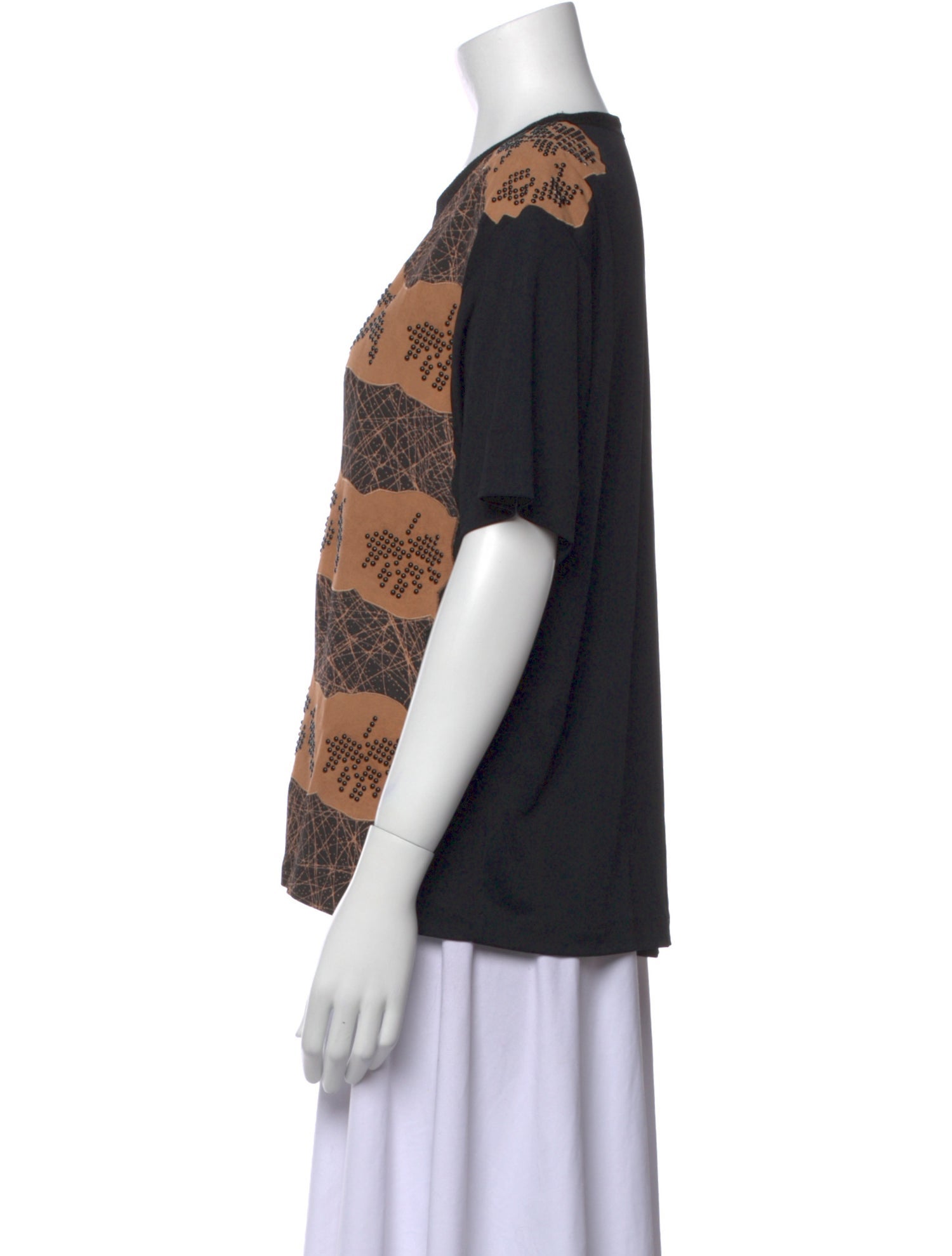 Bottega Veneta Paisley Print Crew Neck T-Shirt