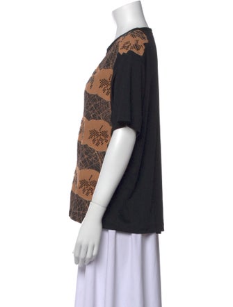 Bottega Veneta Paisley Print Crew Neck T-Shirt