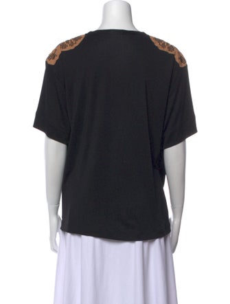 Bottega Veneta Paisley Print Crew Neck T-Shirt