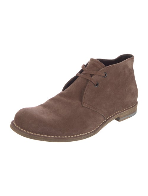 Bottega Veneta Suede Lace-Up Boots