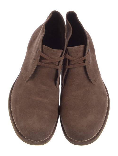 Bottega Veneta Suede Lace-Up Boots