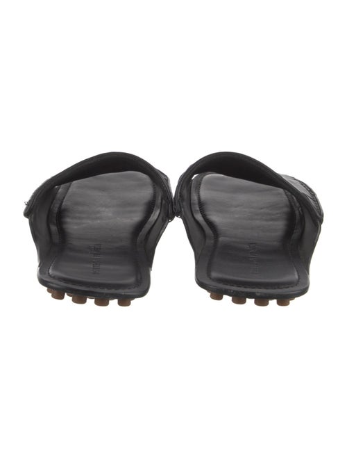 Bottega Veneta Intrecciato Weave Leather Slides
