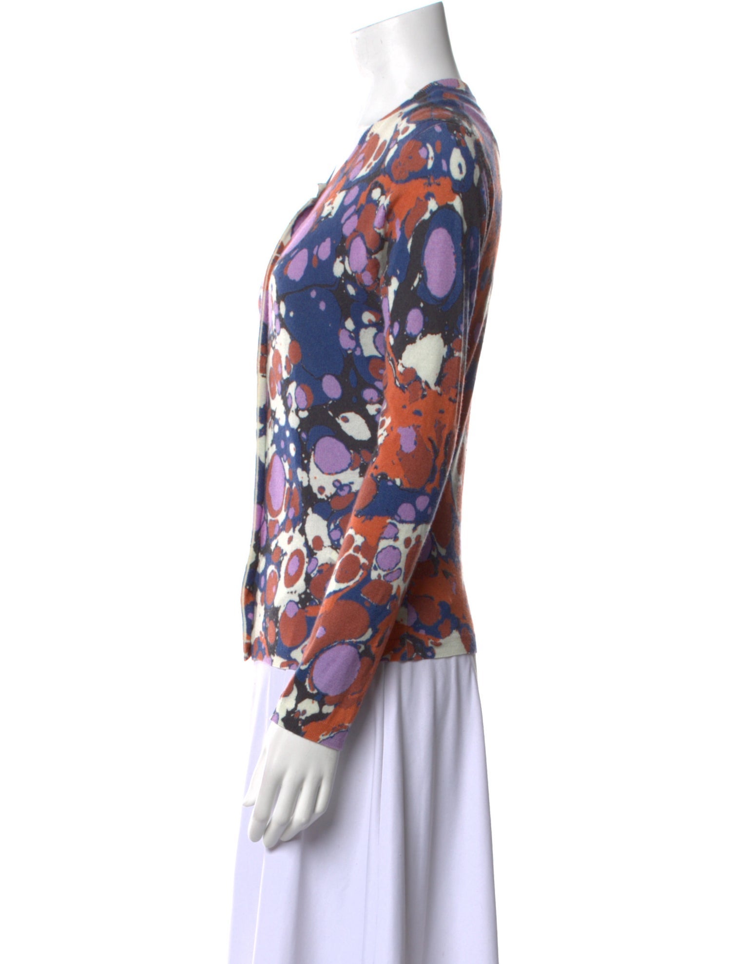 Bottega Veneta Cashmere Floral Print Sweater