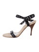 Bottega Veneta Leather Colorblock Pattern Sandals