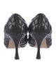 Bottega Veneta Leather Colorblock Pattern Pumps