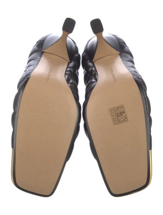 Bottega Veneta Leather Colorblock Pattern Pumps