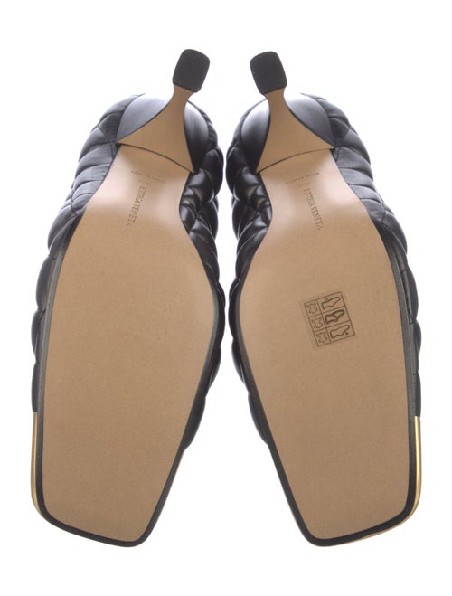 Bottega Veneta Leather Colorblock Pattern Pumps