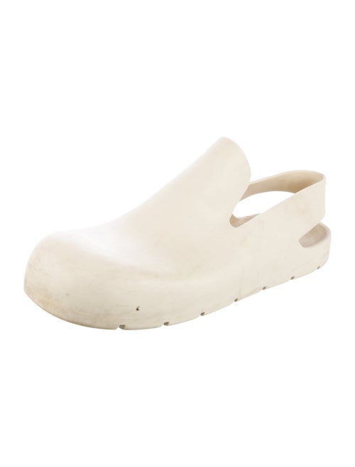 Bottega Veneta Rubber Cutout Accent Slingback Flats