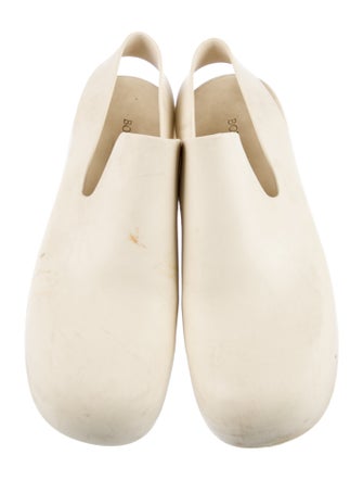 Bottega Veneta Rubber Cutout Accent Slingback Flats