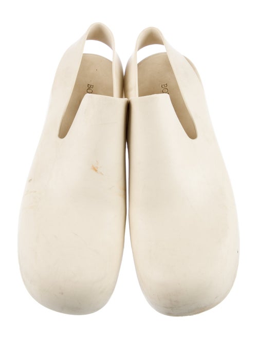 Bottega Veneta Rubber Cutout Accent Slingback Flats