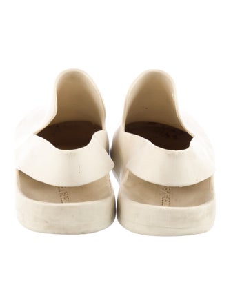 Bottega Veneta Rubber Cutout Accent Slingback Flats