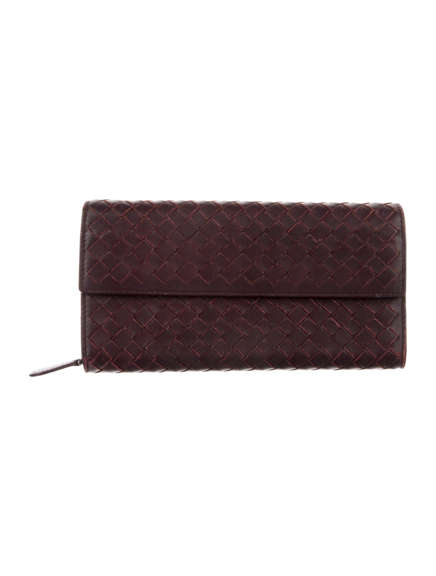 Bottega Veneta Intrecciato Weave Leather Wallet