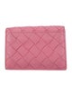 Bottega Veneta Intrecciato Weave Leather Compact Wallet