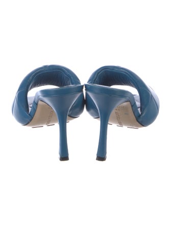 Bottega Veneta Quilted Pattern Leather Slides