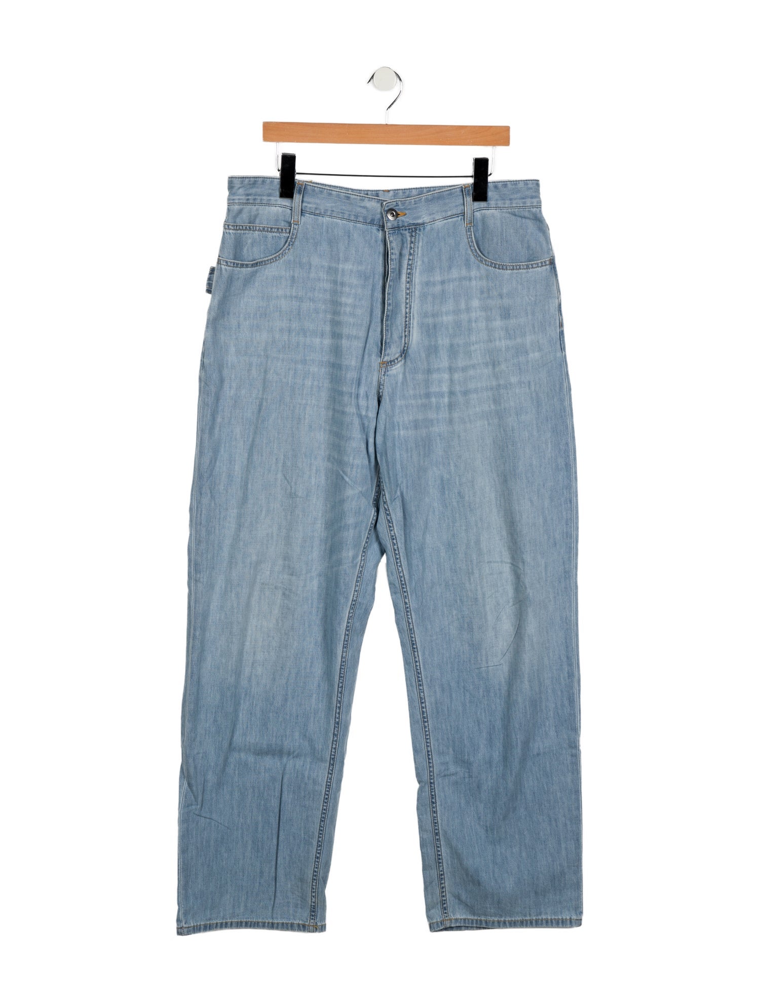 Bottega Veneta High-Rise Wide Leg Jeans