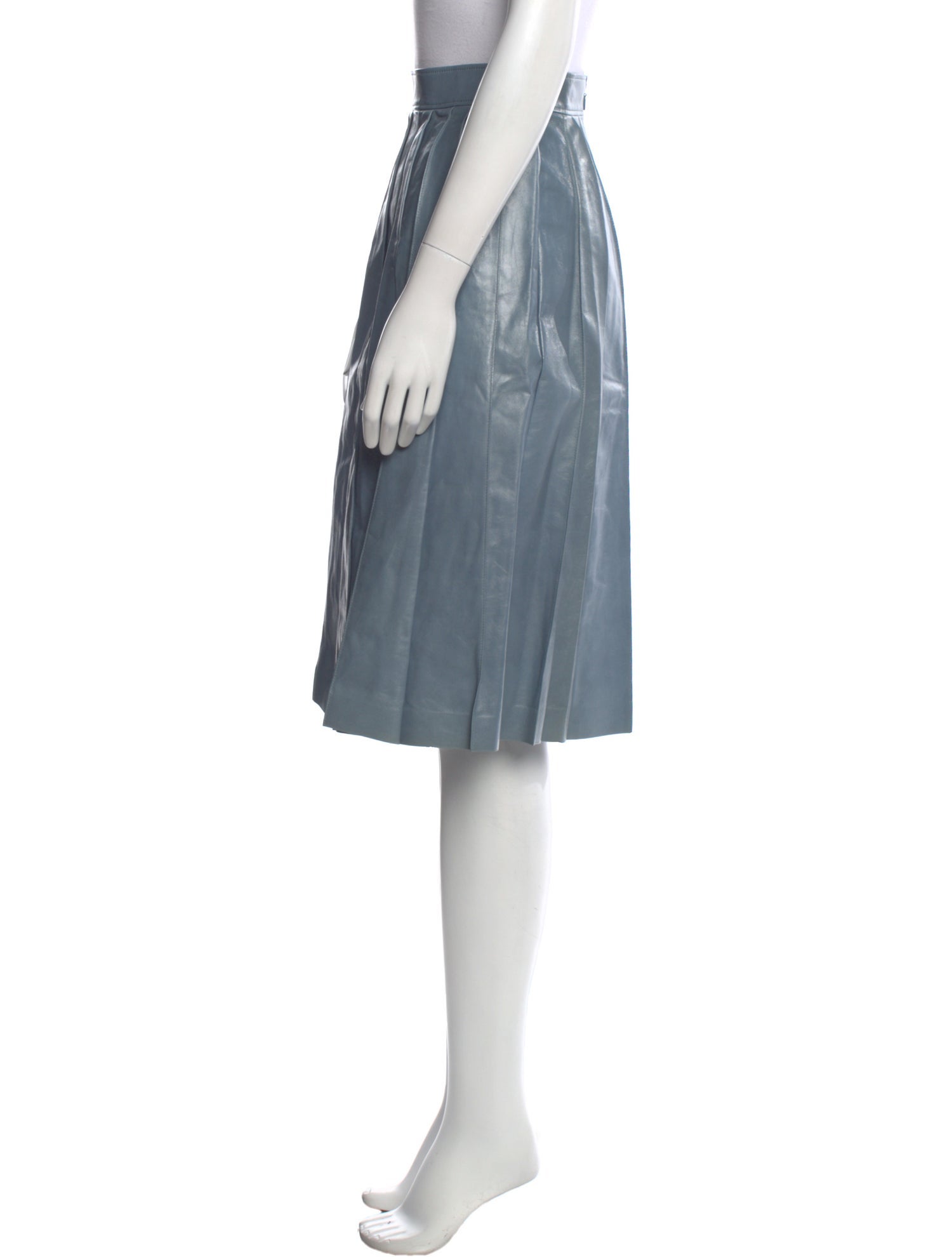 Bottega Veneta Leather Knee-Length Skirt w/ Tags