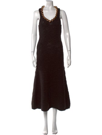 Bottega Veneta Wool Long Dress