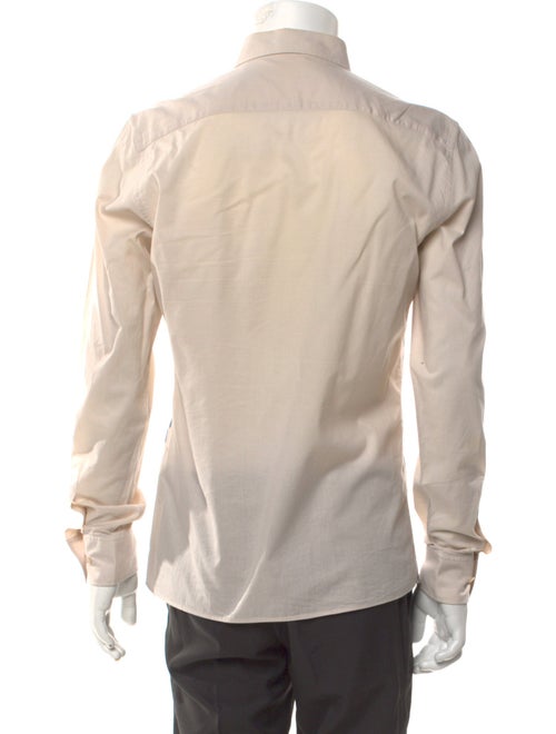 Bottega Veneta Plaid Print Long Sleeve Shirt