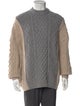 Bottega Veneta Wool Colorblock Pattern Pullover