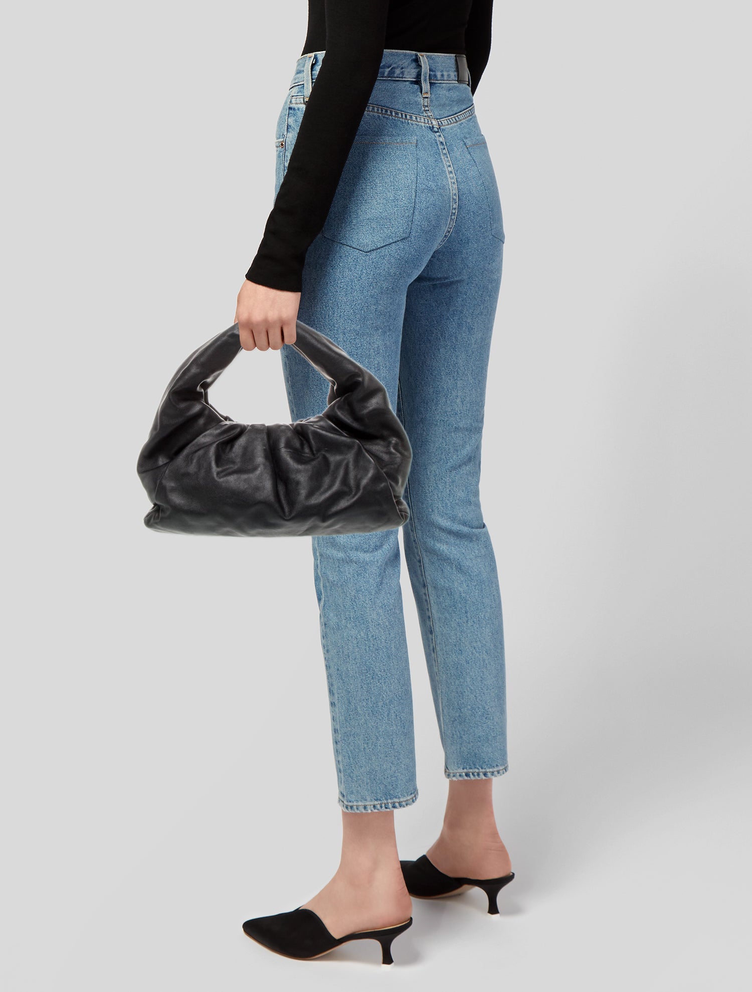 Bottega Veneta Leather Shoulder Pouch Small