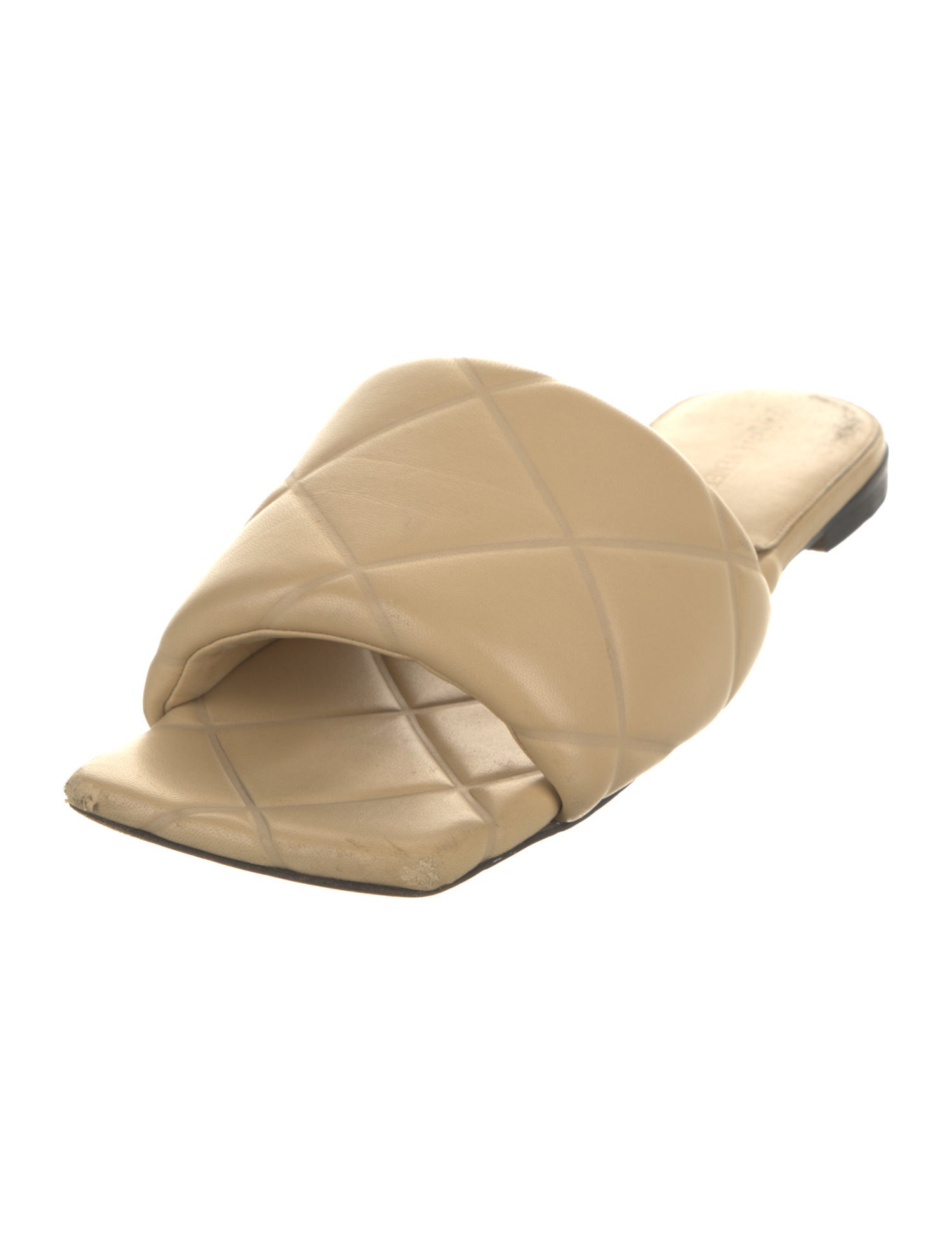 Bottega Veneta Leather Slides