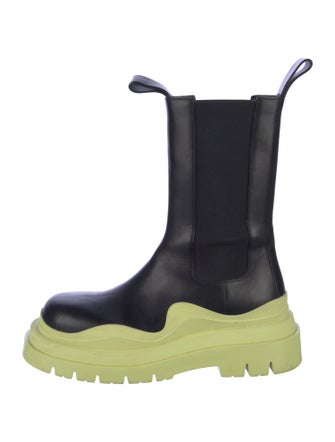 Bottega Veneta Leather Rain Boots