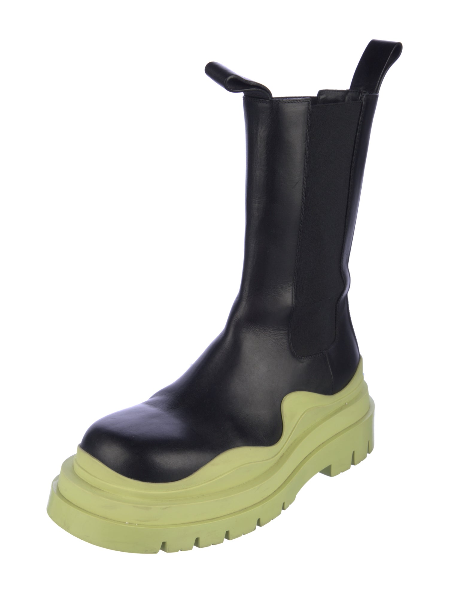 Bottega Veneta Leather Rain Boots