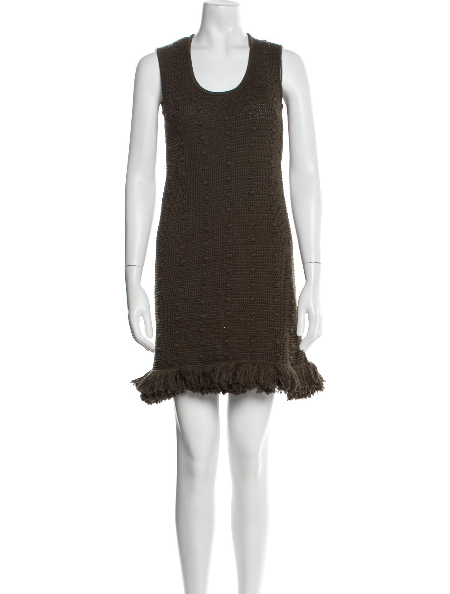 Bottega Veneta Scoop Neck Mini Dress