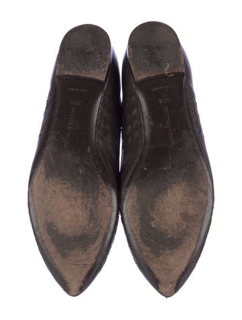 Bottega Veneta Intrecciato Weave Leather Flats