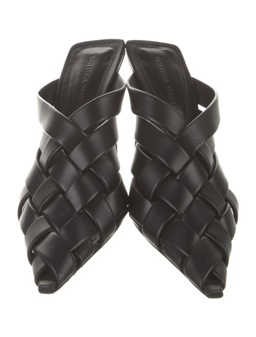 Bottega Veneta Intrecciato Weave Leather Mules
