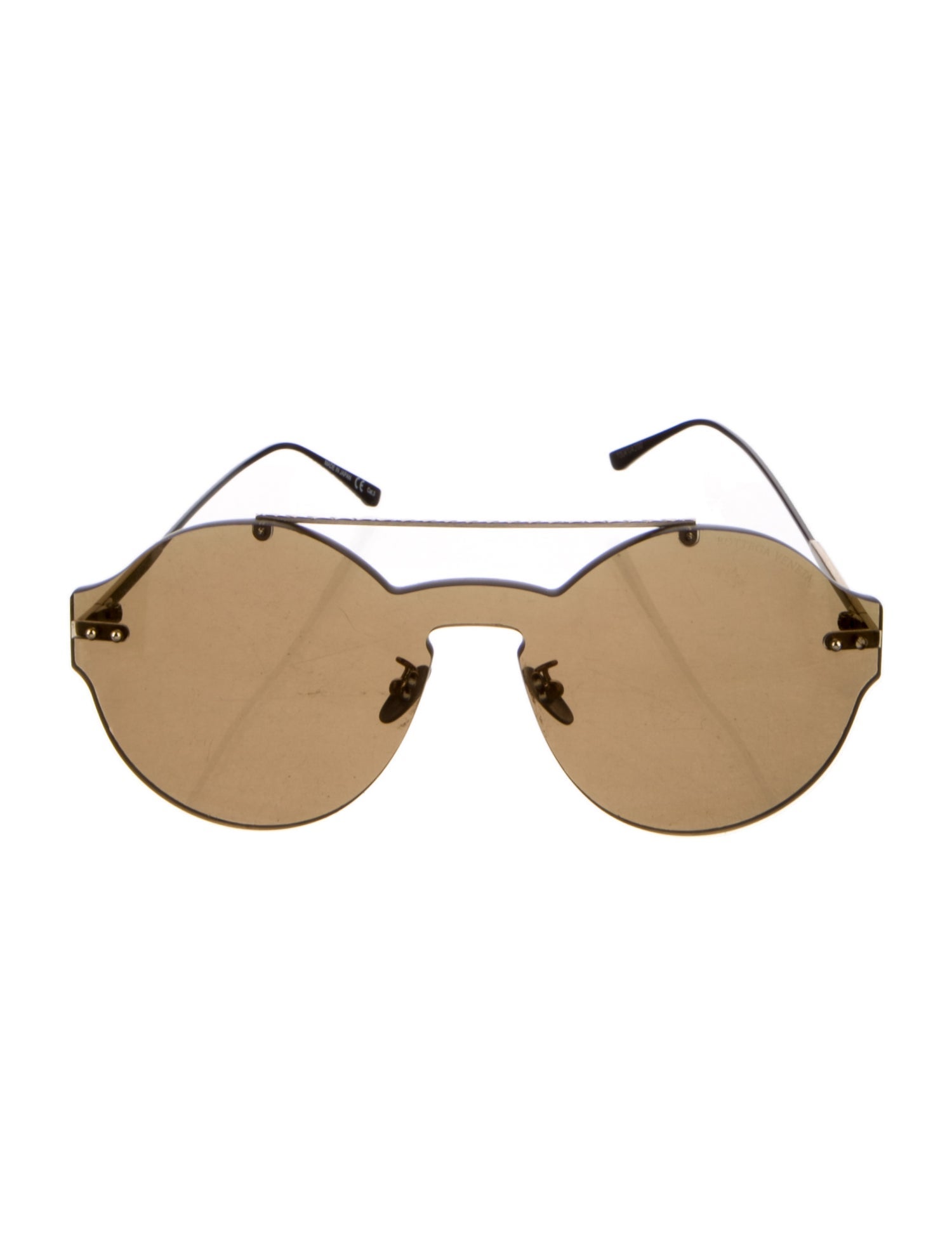 Bottega Veneta Shield Tinted Sunglasses