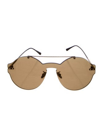 Bottega Veneta Shield Tinted Sunglasses