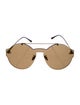 Bottega Veneta Shield Tinted Sunglasses