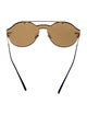 Bottega Veneta Shield Tinted Sunglasses