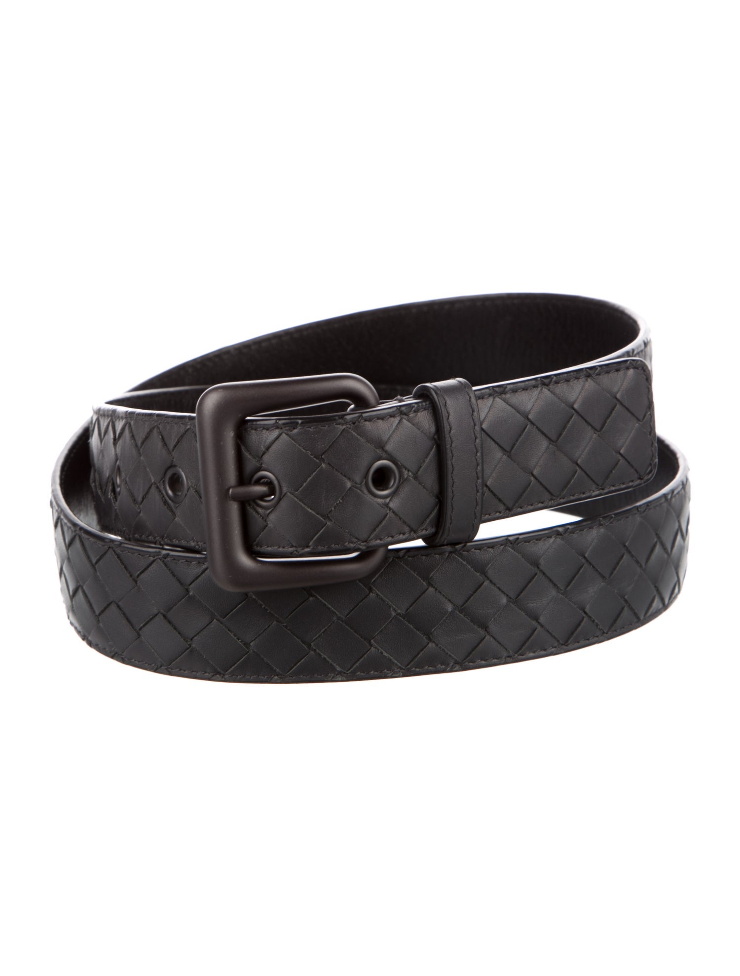 Bottega Veneta Intrecciato Weave Leather Belt