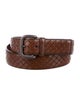 Bottega Veneta Intrecciato Weave Leather Belt