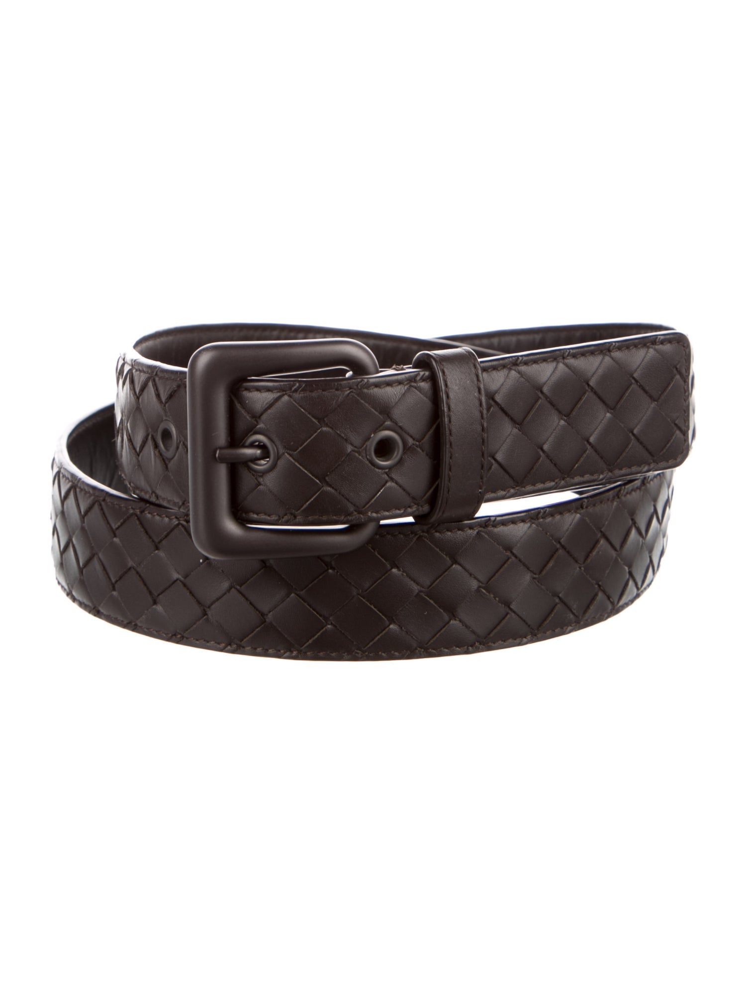 Bottega Veneta Intrecciato Weave Leather Belt