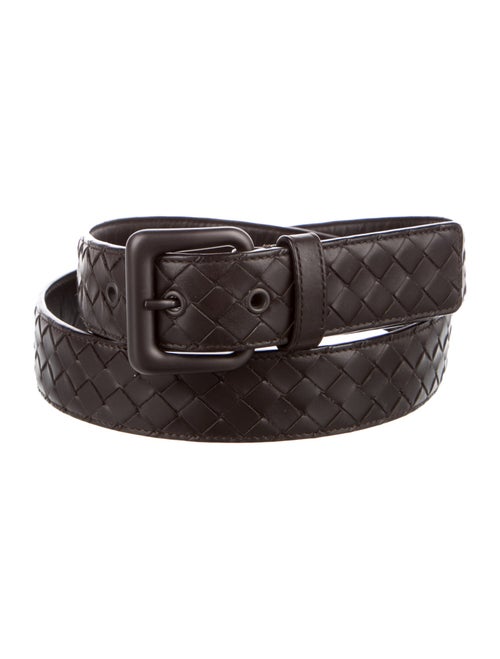 Bottega Veneta Intrecciato Weave Leather Belt