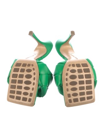 Bottega Veneta Intrecciato Weave Leather Slides