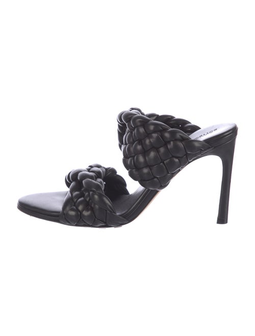 Bottega Veneta Intrecciato Weave Leather Slides