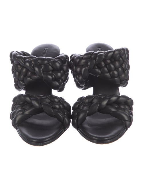 Bottega Veneta Intrecciato Weave Leather Slides