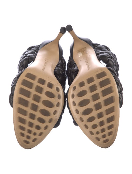 Bottega Veneta Intrecciato Weave Leather Slides