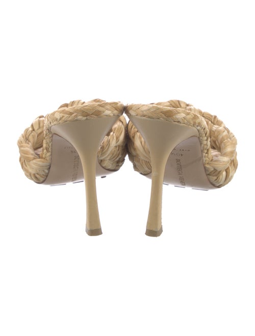 Bottega Veneta Raffia Slides