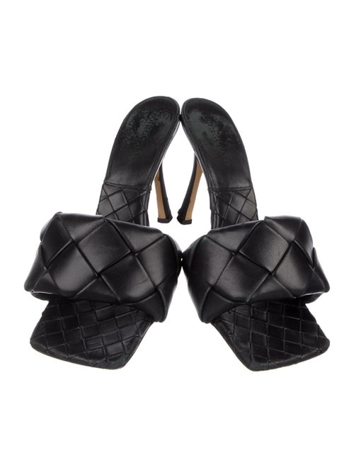 Bottega Veneta Intrecciato Weave Leather Slides