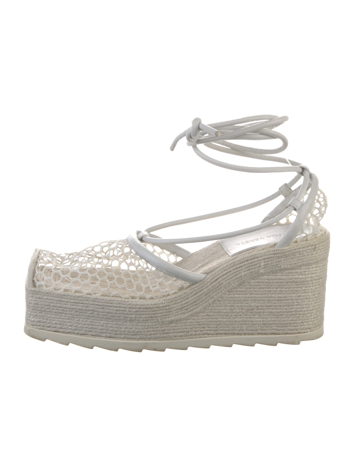 Bottega Veneta Mesh Lasercut Accents Pumps