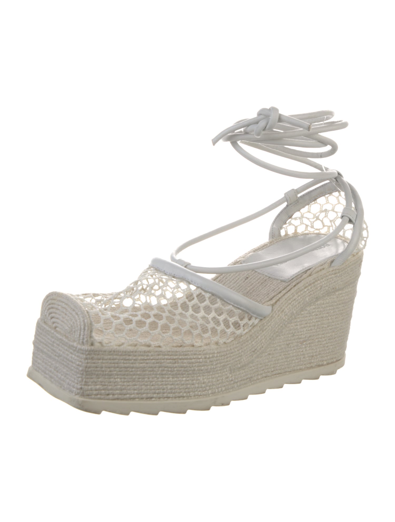 Bottega Veneta Mesh Lasercut Accents Pumps