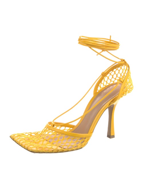 Bottega Veneta Mesh Slingback Pumps