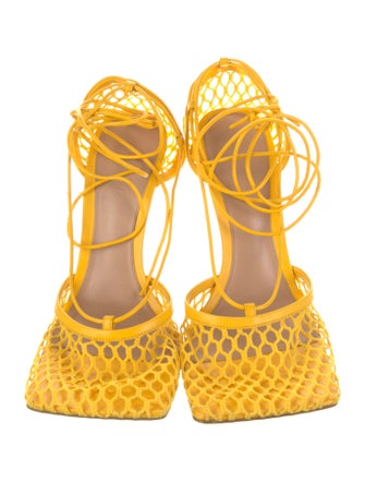 Bottega Veneta Mesh Slingback Pumps